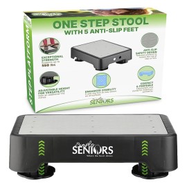 Simply Seniors Small Step Stools for Adults - Small Mobility Aid for Seniors - Portable Heav...