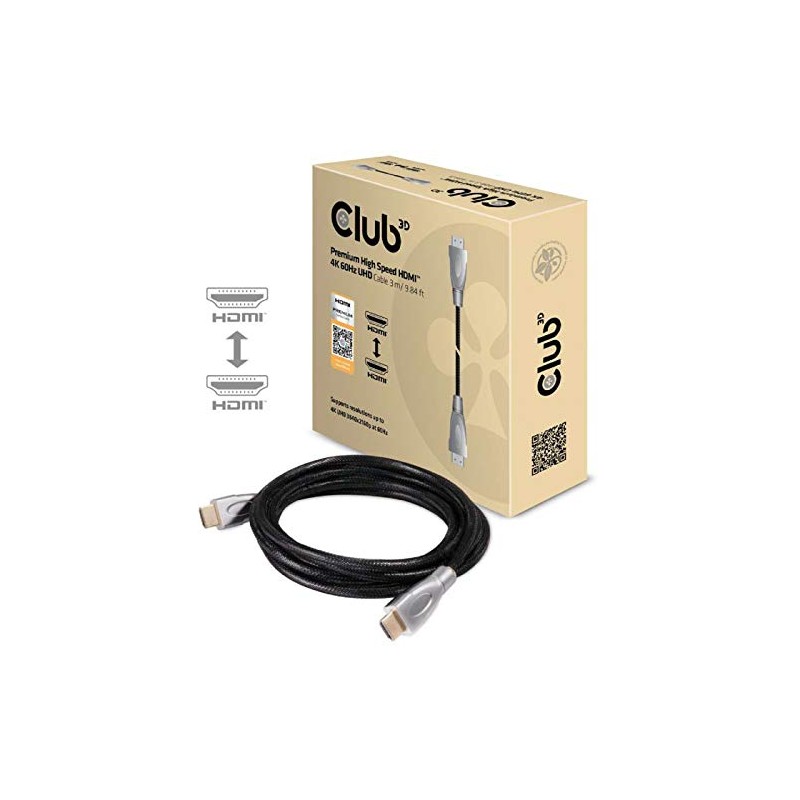 Club 3D Premium High Speed HDMI 2.0 4K60Hz UHD Cable