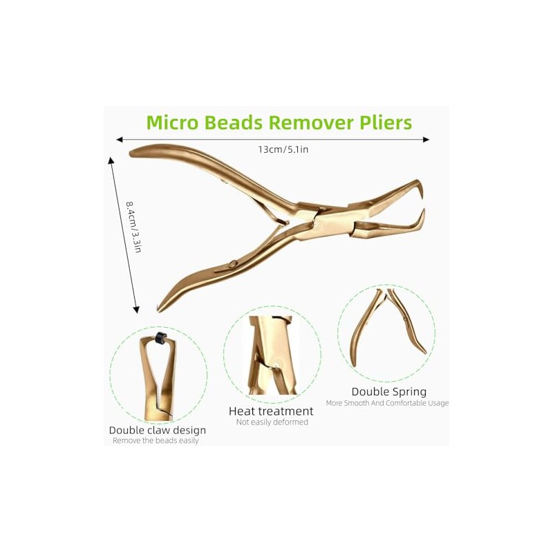 Kit de herramientas de extensión de cabello, extensiones de cabello