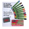 Show Me A4 Gridded Mini Whiteboard Kit