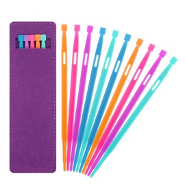 10pcs That Purple Thang Sewing Tools with Felt Bag Multifunctional Quilting Supplies for Sewing Kit Craft Projects