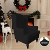 Easy-Going Stretch Wingback Chair Sofa Slipcover 1-Piece Sofa Cover Furniture