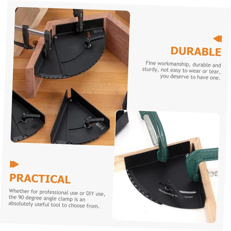 LALAFINA Corner Clamp Angle Clamp for Woodworking Construction Stable Design