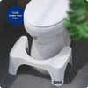 Squatty Potty Simple Curve Bathroom Toilet Stool 7" White