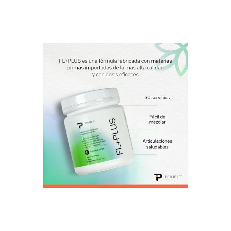 Primetech Nutrition Protector De Articulaciones FLPLUS, Sabor Manzana