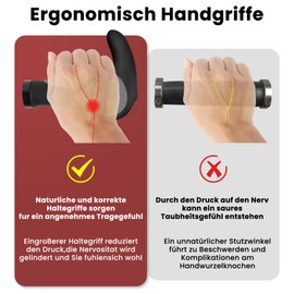 GZERMA Bicycle Grips Ergonomic MTB Grips with Two Sides Lock-On Design Horn Handlebar Grips 22 mm Bicycle Grips for E-Bike Trekking Bike Mountain Bike Touring Bike Road Bike