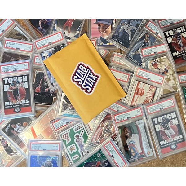 SLABSTAX Mystery 1 PSA Graded Card per Pack Football Basketball