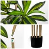 5FT Tall Artificial Dracaena Tree, Lifelike Faux Indoor Fake Floor