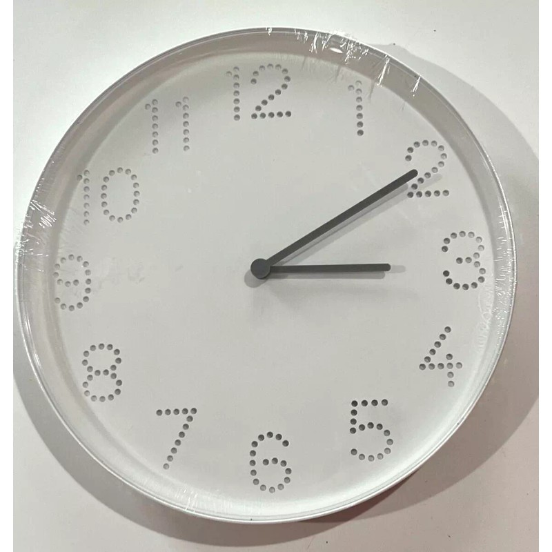 Ikea Wall Clock Tromma White 9 3/4" Analog clock Modern