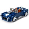 DUANT PB8818 1:32 Blue Convertible Sports Car Buliding Blocks Set,