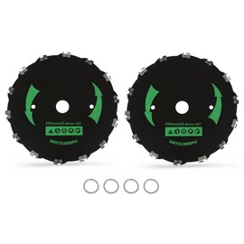 PIT66 9" Chainsaw Brush Blade 14 Tooth Cutter Trimmer Head Weed Mower Saw Blade Steel Grass Brush Cutter Blade Compatible with Trimming Trees