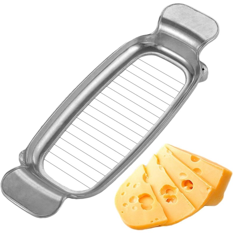 Silver Butter Cutter Slicer, Butter Cutter Slicer, Stainless Steel Food