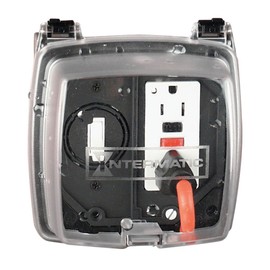 Intermatic WP1230C 2 Gang 3-1/8-Inch Weatherproof Box, Clear, Color