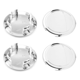 DewFlew 4Pcs Wheel Center Caps for 1998-2000 GS 400 2001-2002 GS 430 Wheel Rim Outer 75.4mm(2.97in) Inner 56mm(2.2in) Chrome Hub Caps, Replacement 74147