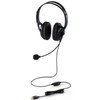 Elecom HS-HP02SUBK Headset, Overhead with Microphone, USB Mute Function, Volume