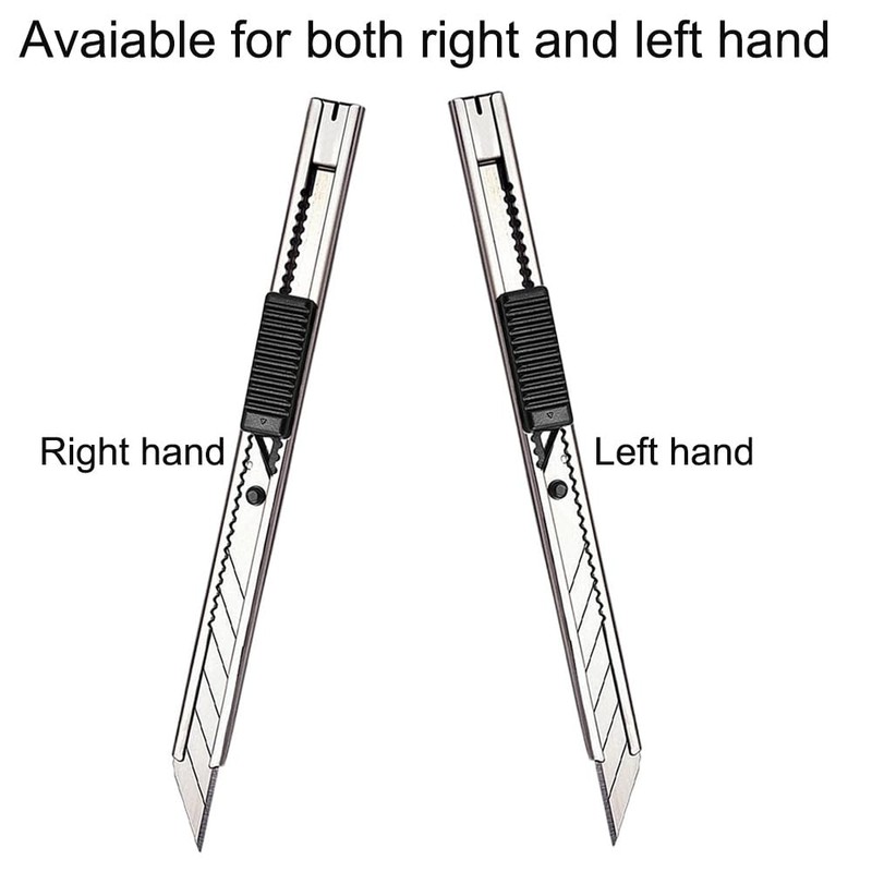 Gebildet 2pcs 9mm Utility Knife with 20pcs Replaceable Blades -Auto