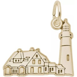 Rembrandt Sterling Silver Portland Head, ME Lighthouse Charm by Rembrandt