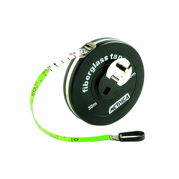 Metrica 40015 30m Fibreglass Tape Measure