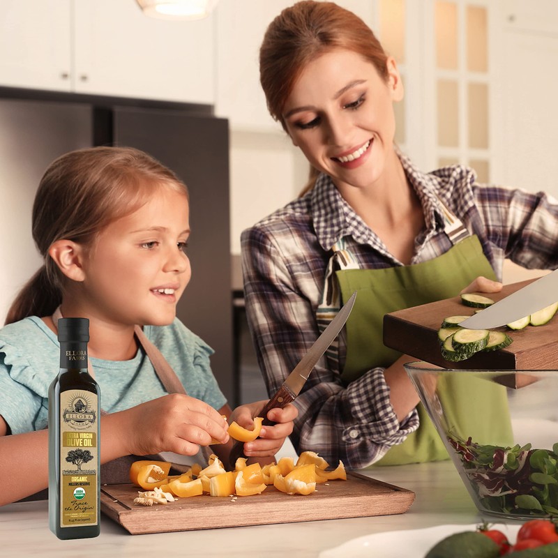 Ellora Farms, Organic Greek Extra Virgin Olive Oil, Single Origin,