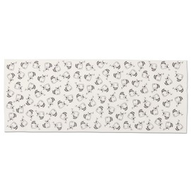 Gururin Tenugui Yo-Kai Nekomata Drift-Free Produced, Approx. 13.8 x 35.4 inches (35 x 90 cm), Quick Drying, Made in Japan, 1 Sheet, Charcoal Gray