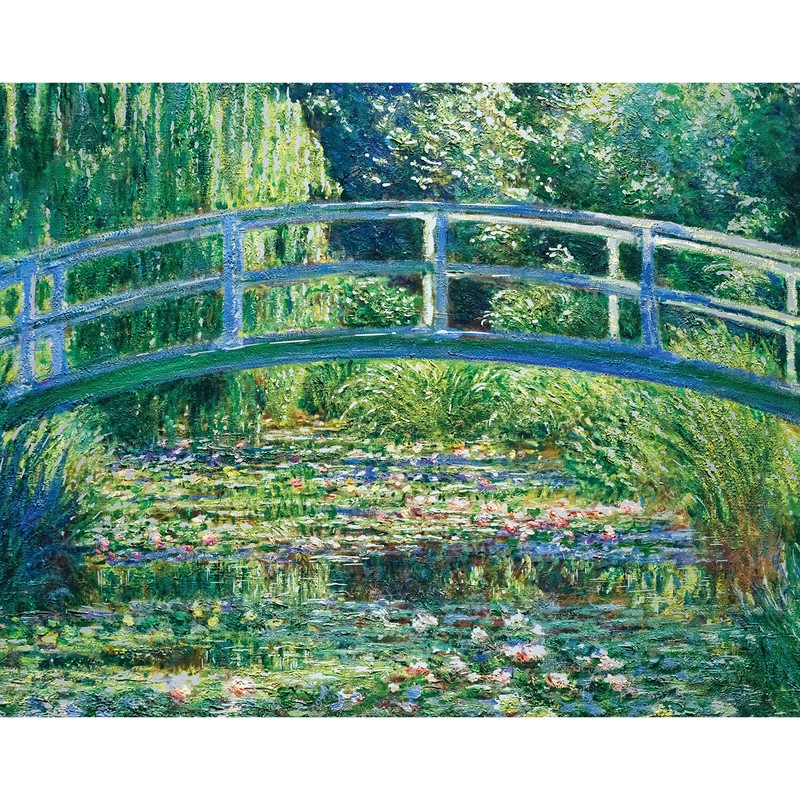 Hinkler Mindbogglers Platinum 1500-Piece Jigsaw Puzzle: Bridge Over a Pond