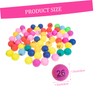 OHPHCALL Numbered Raffle Balls Set 60Pcs Plastic Game Balls for