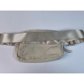 ODODOS Unisex Mini Belt Bag/Waist Pouch with Adjustable Strap - Cream White