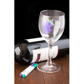 Chalk Ink Pens - Fine 2mm Tip -  Set of 3 Bold Colors - Purple - Blue - Green - Erasable Chalk Paint Colored Markers  for Writing and Drawing on  Glass, Vinyl, Ceramic, Mirror, Stainless Steel