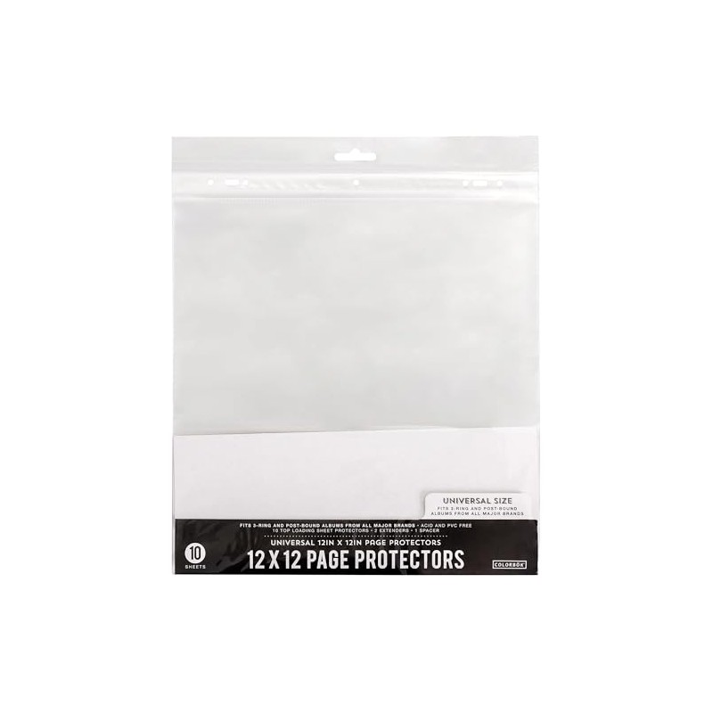 Colorbok Universal Refill Pages 10/Pkg-12 X12, White