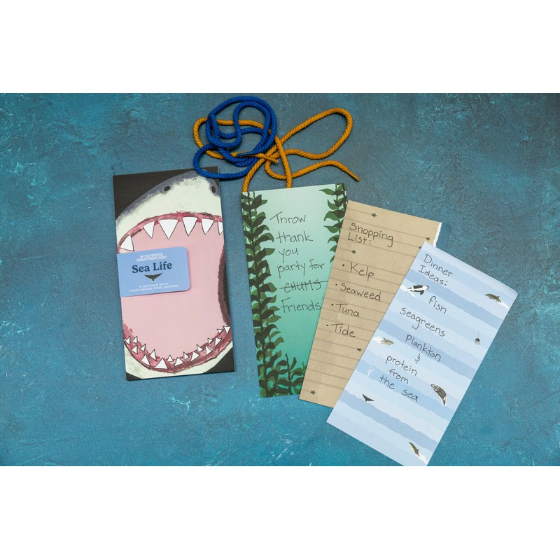 The Unemployed Philosophers Guild Sea Life Notepad - 65 Easy-Tear
