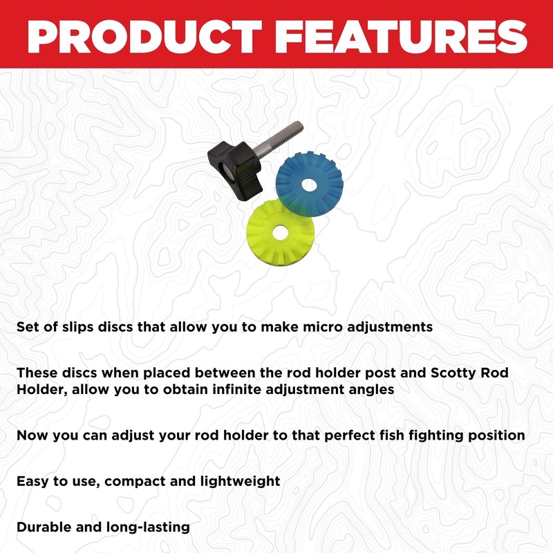 Scotty 415 Slip Disc Set, Black