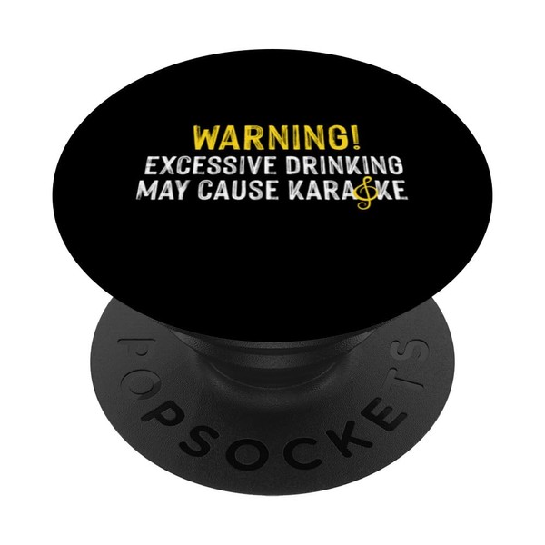 Lustiges Karaoke-Trink-Design für Partys PopSockets mit austauschbarem PopGrip
