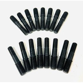 Set of 16 Rocker Arm Studs Compatible with small block Chevy 283 305 307 327 350 400 with 3/8 Rockers.