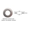 cSeao 100pcs 10# (3/16") ID x 1/2" OD 1.0 Thickness