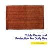 Sweet Home Collection Trends Two Tone 100% Cotton Woven Placemat