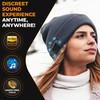 Foxelli Bluetooth Beanie – Wireless Beanie Hat with Headphones for