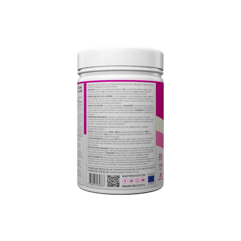Naughty Boy Advanced Whey Protein Powder, Optimum Taste and Mixability