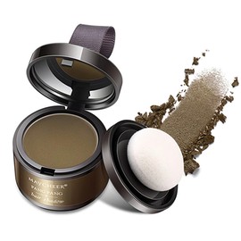 MIELIKKI Hairline Powder: Concealer for Hair Loss and Thinning, Root Touch Up, Stain-Proof Formula in Light Brown