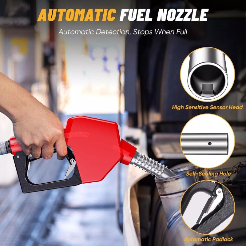 ‎TaskStar Cordless Fuel Transfer Pump Battery Operated 12GPM Diesel Transfer