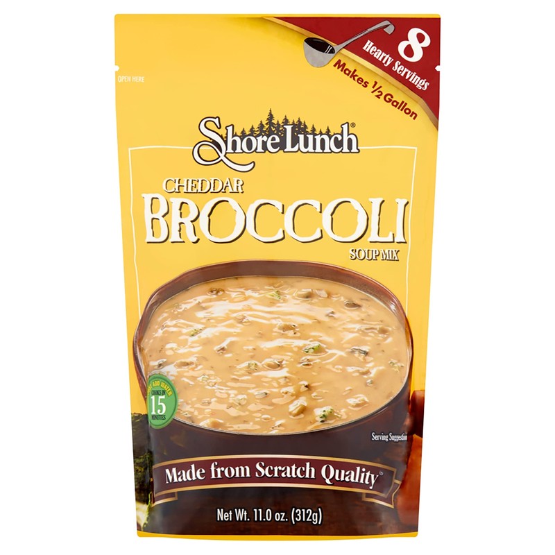 Shore Lunch Cheddar Broccoli Soup Mix, 11-Ounce (Pack of 3)