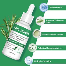 LAKIBOLE 3 Pack Niacinamide Serum with Rosemary Verbena Extract for Harmonized Hydration & Skin Tone (1fl.oz/30ml Each)