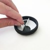 "Super Sliders 1" Round Self-Stick Formed Felt Furniture Pads with