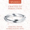 MINDDHA Silver Rings| Silver Rings for Women| Fidget Ring| Stacking