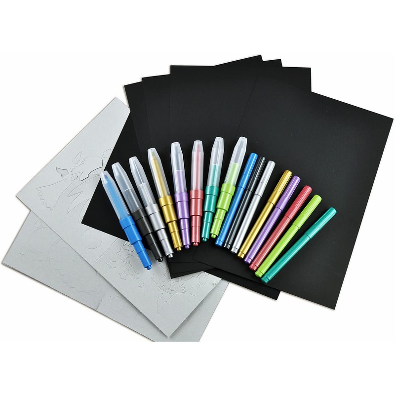 MALINOS 300969 XXL Airbrush Metallic, Colourful, Pack of 29 (Pack