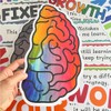 Lachilly 22 Pieces Growth Mindset Classroom Bulletin Board Décor -