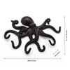 ChasBete Key Holder for Wall, Octopus Coat Hooks Wall Mounted