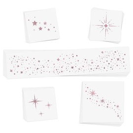 Flash Tattoos Starlight Pink temporary tattoos | 25 temporary tattoos | Premium waterproof metallic pink glitter face Flash Tattoos | Face Sparkle, Face Glitter| Tattoo Freckles