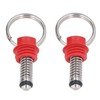 2Pcs Keg Pressure Relief Valve Ball Lock Lid Cornelius Style