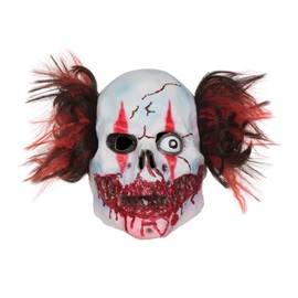 Bristol Novelty BM483 Manic Clown Mask, Multi-colour, One Size