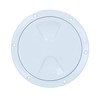 145mm Round Inspection Hatch Waterproof Cover IPX6 White 115mm Cut